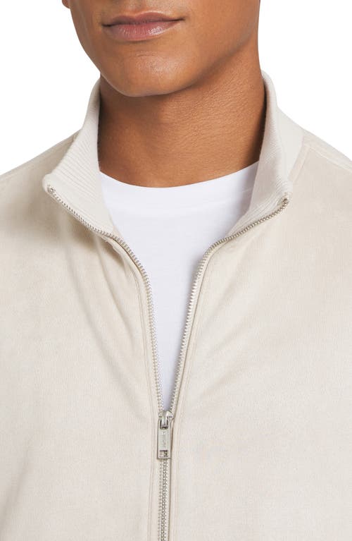 DKNY SPORTSWEAR DKNY SPORTSWEAR CITY FAUX SUEDE BOMBER JACKET