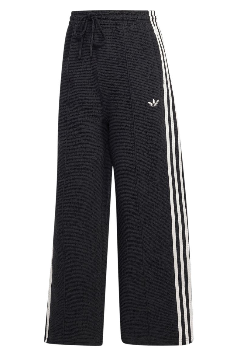 Firebird Wide Leg Track Pants, Alternate, color, BLACK/ CLOUD WHITE