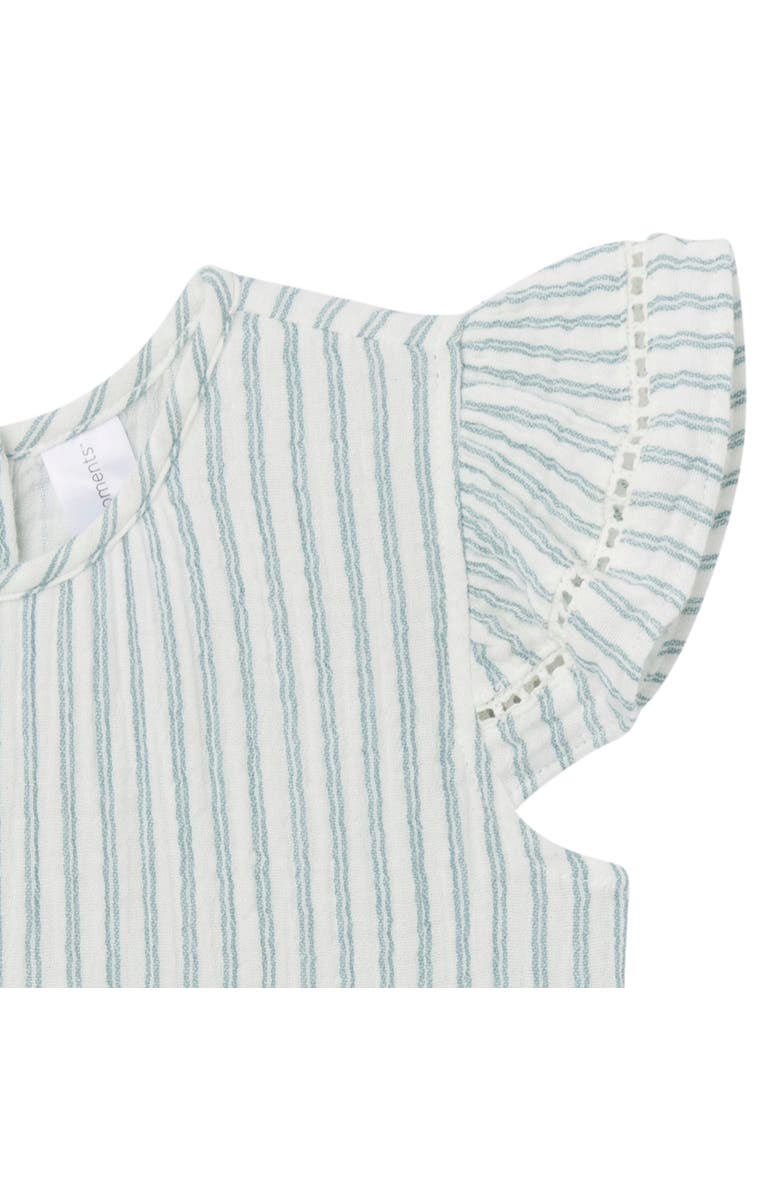 Modern Moments<sup>™</sup> by Gerber Mommy & Me Gauze Teal Stripe Dress, Alternate, color,