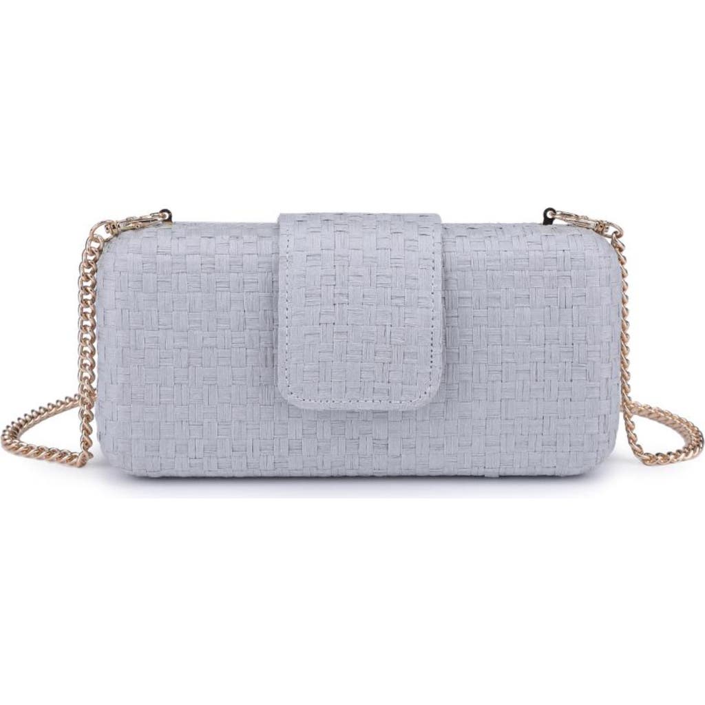 Moda Luxe Sylvi Evening Bag In Grey