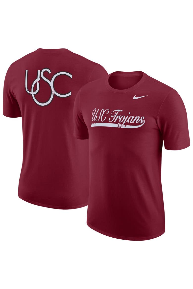 Men's Nike Cardinal USC Trojans 2-Hit Vault Performance T-Shirt, Alternate, color, Cardinal