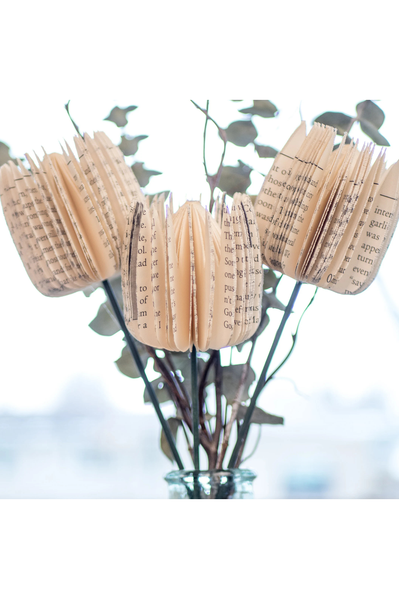 Book Flower Stems-Set of 3, Main, color, Neutral