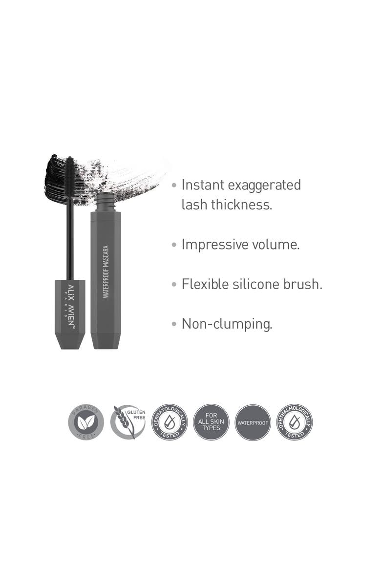 Alix Avien Waterproof Mascara, Alternate, color, Black