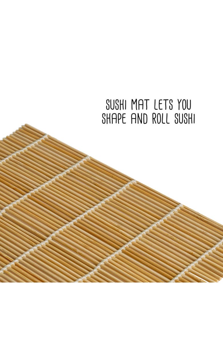 JOYCE CHEN Sushi Board and Sushi Roller Set, Alternate, color, Bamboo