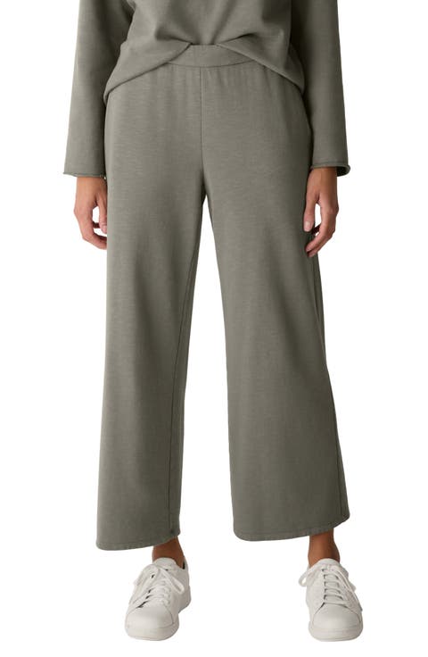 Wide Leg Organic Cotton Terry Pants
