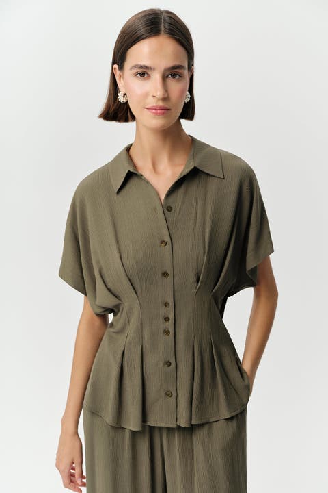 Loni Crinkle Shirt