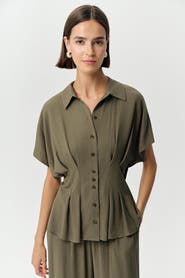 Exquise Loni Crinkle Shirt