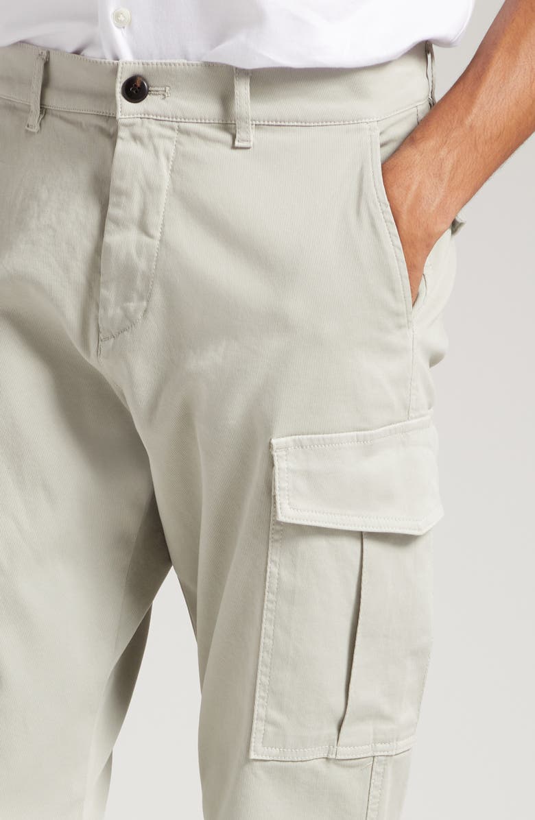 Eleventy Stretch Cotton Cargo Pants, Alternate, color, 