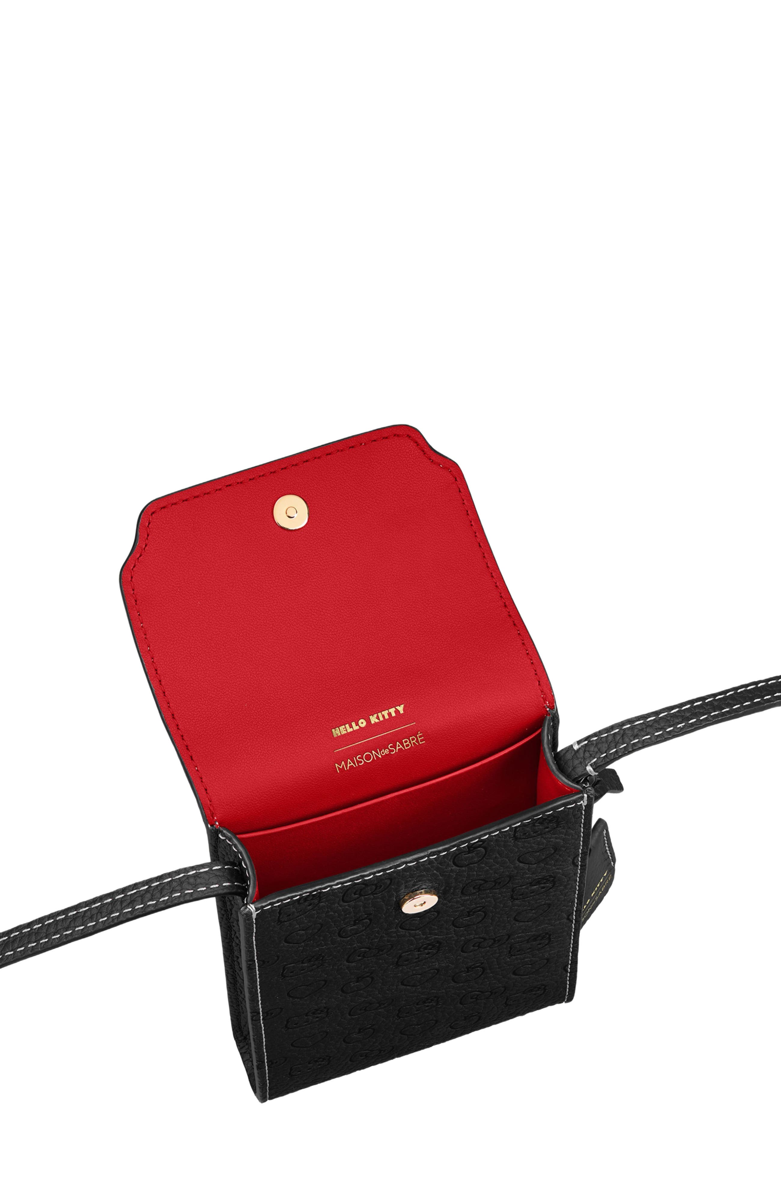 MAISON de SABRÉ Leather Phone Pouch, Alternate, color, 