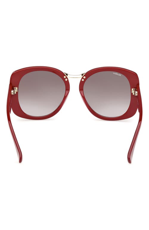 Max Mara 55mm Round Sunglasses In Multi
