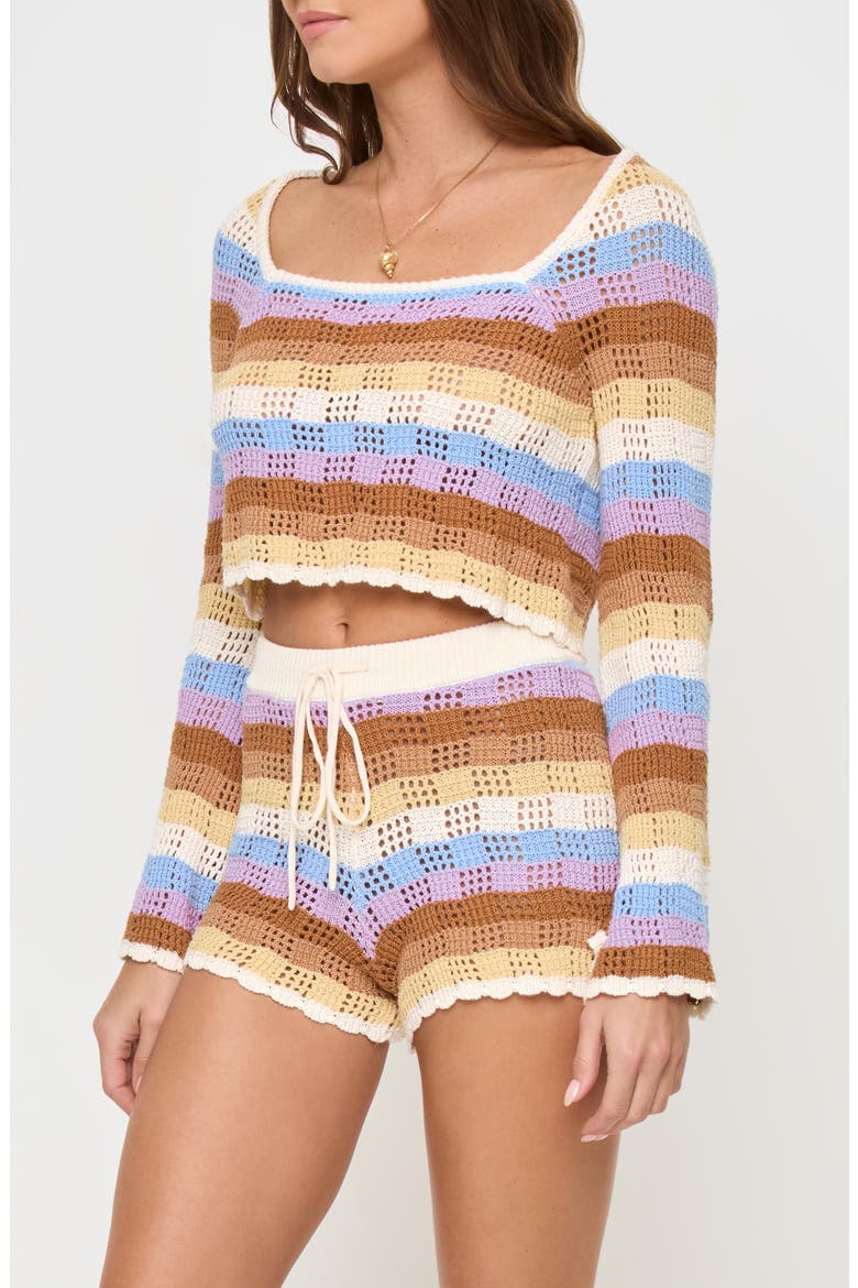 Lost Tides Cover-Up Sweater, Alternate, color, BAJA CALIFORNIA STR