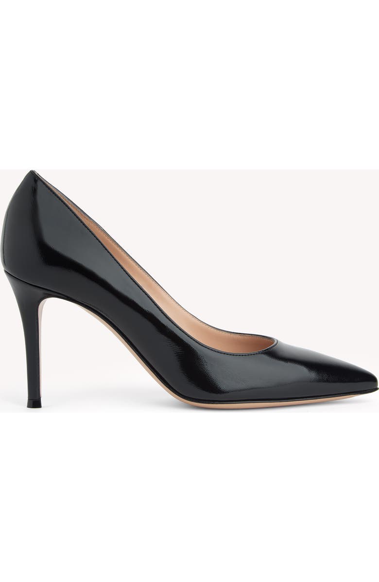 Gianvito Rossi Gianvito 85 Pumps, Main, color, Black Leather
