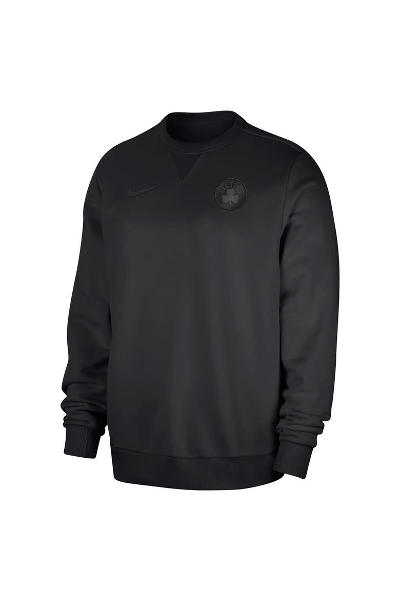 Men's Nike  Black Boston Celtics Authentic Standard Issue Travel Performance Pullover Sweatshirt, Alternate, color, Black