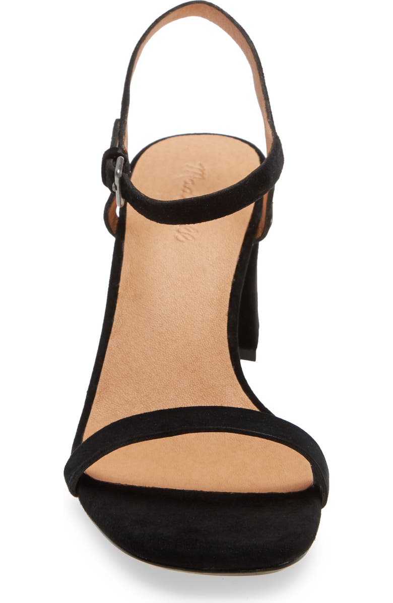 Madewell The Hollie Ankle Strap Sandal, Alternate, color,