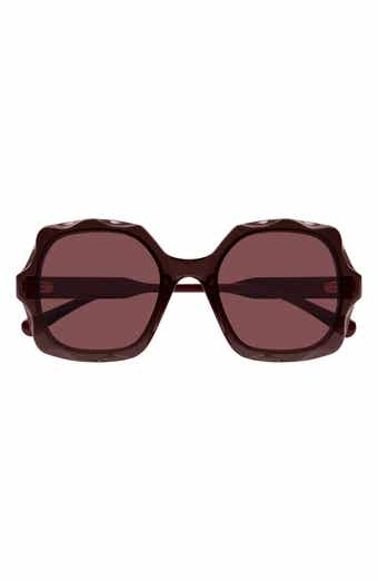 Chloe 60mm Gradient Square Sunglasses Nordstrom