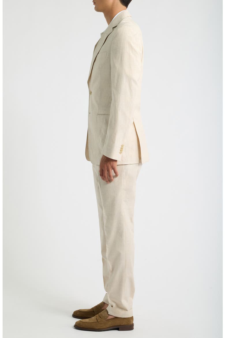 Huge Linen and Cotton Suit, Alternate, color, OPEN BEIGE