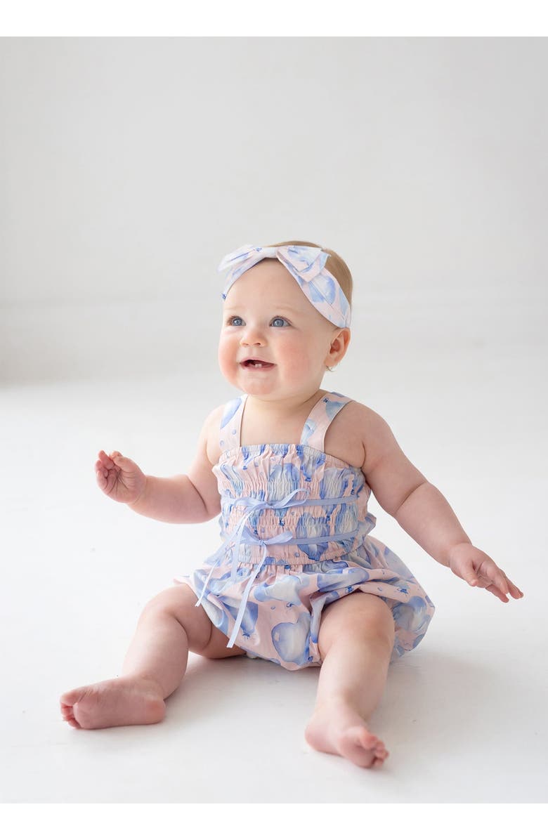 Mabel + Honey Up and Away Sleeveless Romper, Alternate, color, Blue