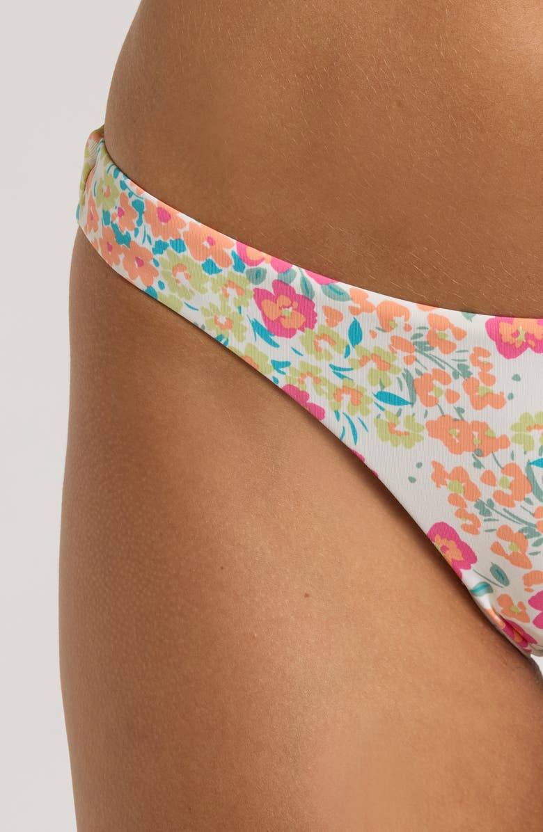 Roxy Floral Bikini Bottoms, Alternate, color, 