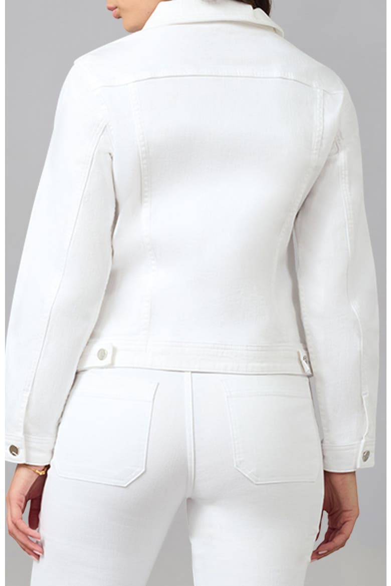 Gabriella Classic Denim Jacket, Alternate, color, White