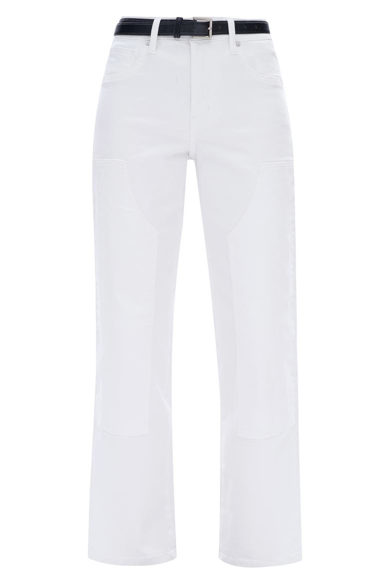 Emma High Waist Wide Leg Jeans, Alternate, color, WHITE