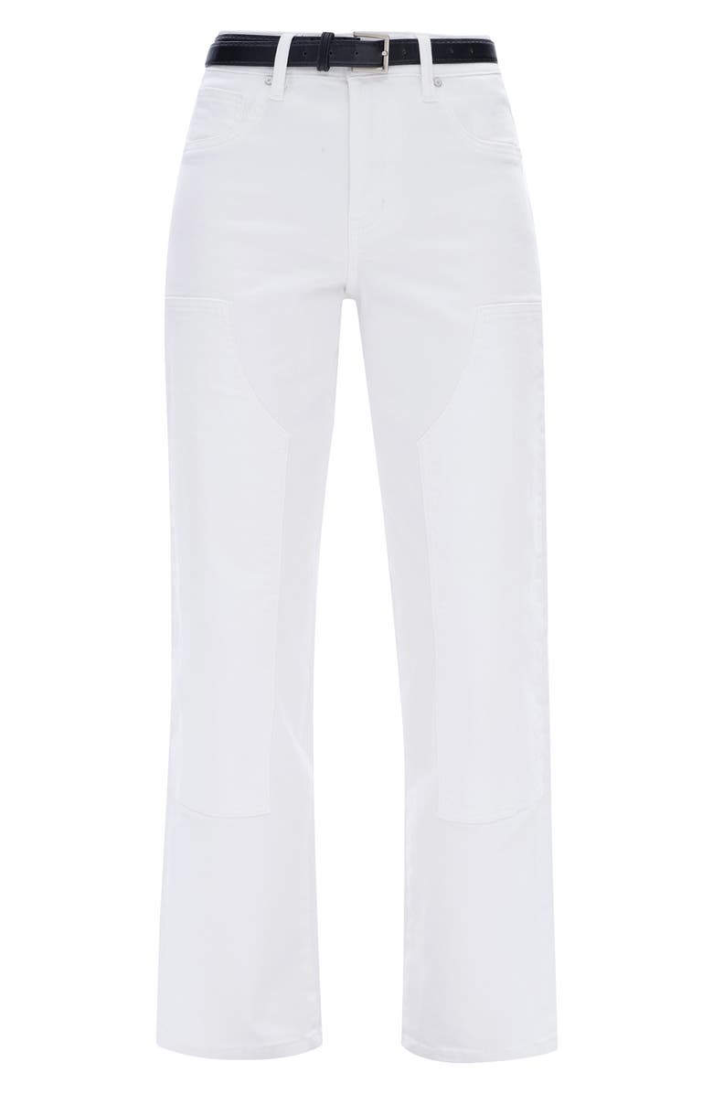 Bayeas Emma High Waist Wide Leg Jeans, Alternate, color, White