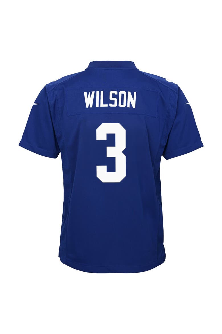 Youth Nike Russell Wilson Royal New York Giants Game Jersey, Alternate, color, Royal