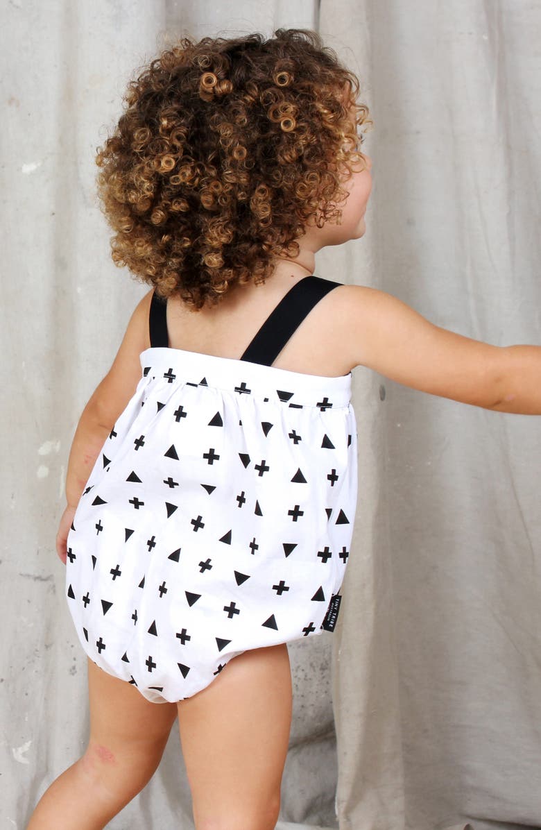 TINY TRIBE Graphic Print Balloon Bodysuit, Alternate, color,