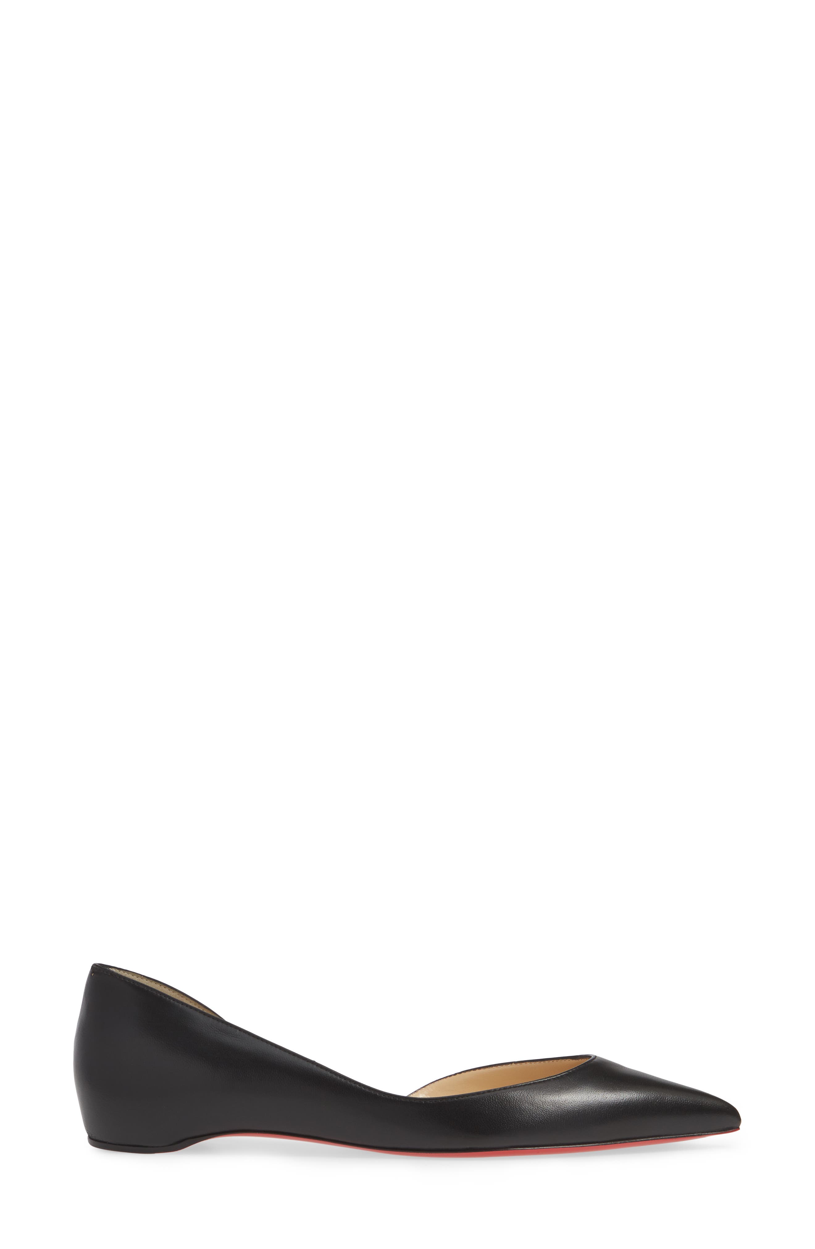 Christian Louboutin Iriza Half d'Orsay Flat, Alternate, color, 