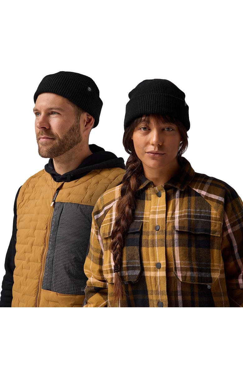 Backcountry Capra Rolled Beanie, Alternate, color, Black