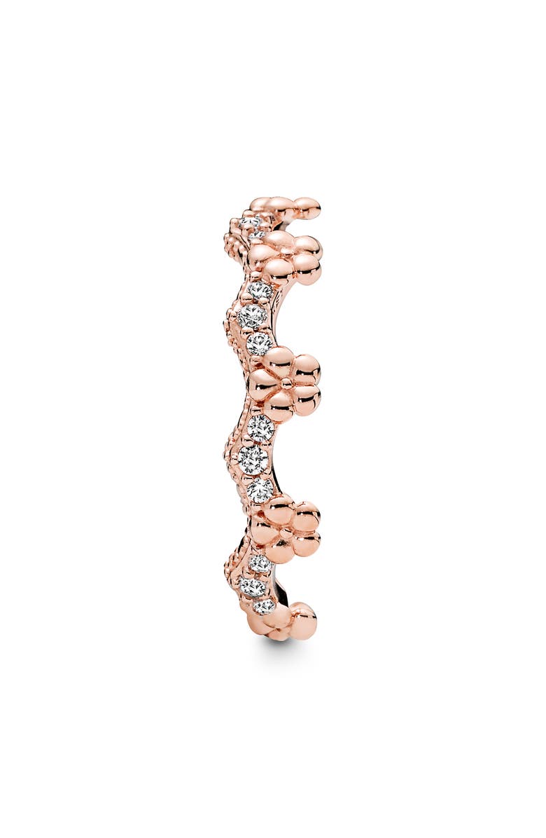 PANDORA Rose Flower Crown Ring, Alternate, color, 