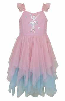 Zunie Kids' Ballerina Sequin Mesh Tutu Dress