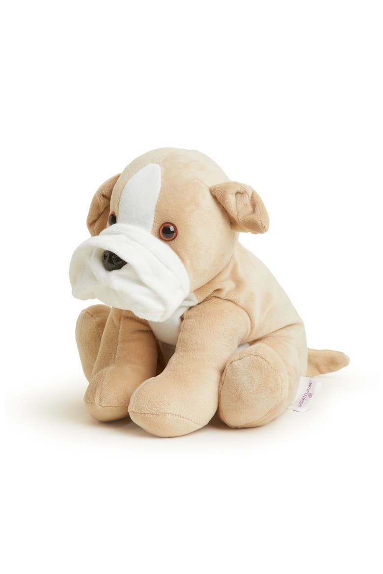 Bull Dog Plush Toy, Main, color, Light Beige