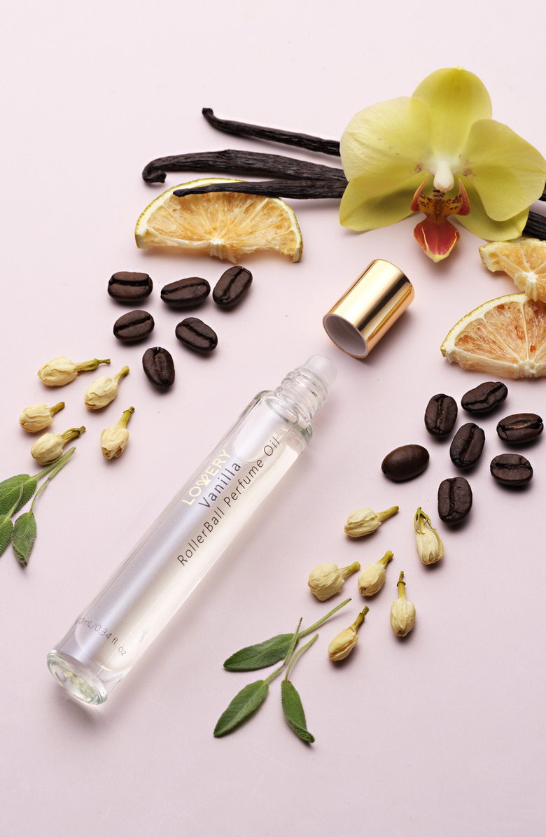 Lovery Vanilla Perfume Oil Roll-On Fragrance, Alternate, color,