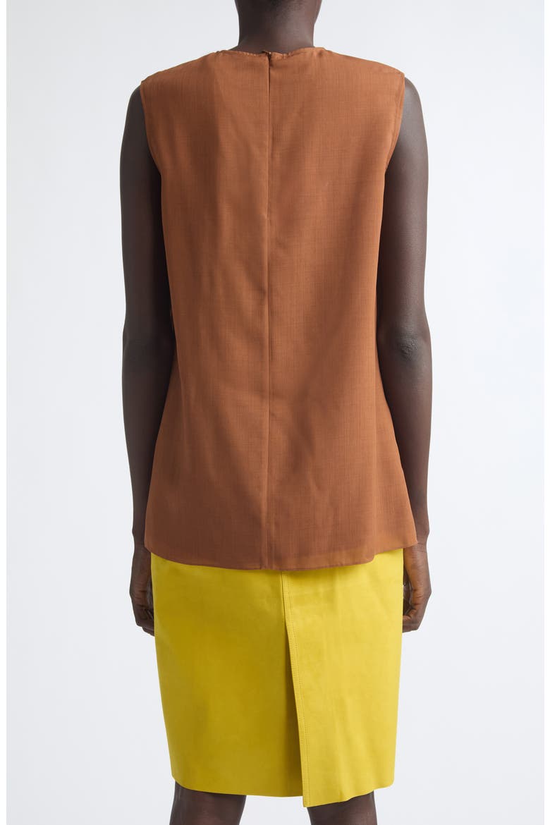 Sleeveless Top, Alternate, color, COGNAC