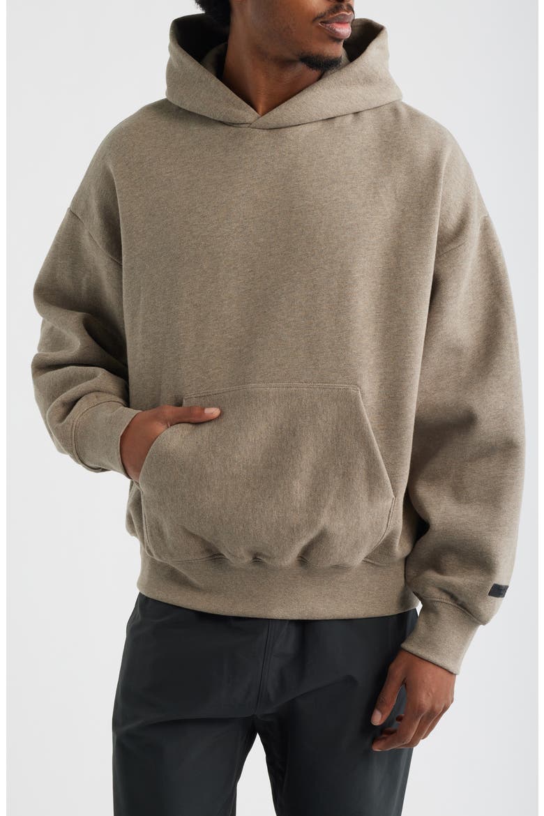 Classic Fit Fleece Hoodie, Alternate, color, HOMESTEAD HEATHER
