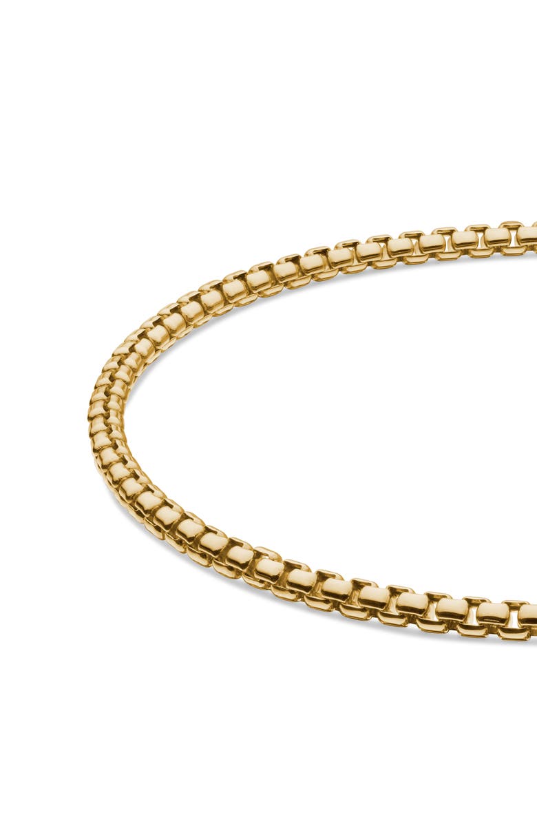 David Yurman Men's Box Chain Bracelet in 18K Yellow Gold, 2.7mm, Alternate, color, 18K Yellow Gold