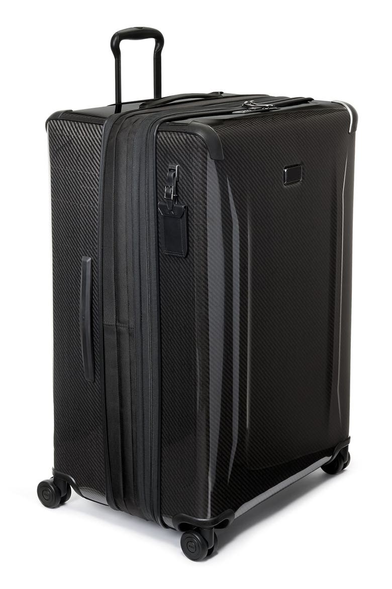 Tegra-Lite® X-Large Expandable Checked Luggage, Alternate, color, BLACK/ GRAPHITE