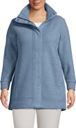 Lands' End Boucle Fleece Coat