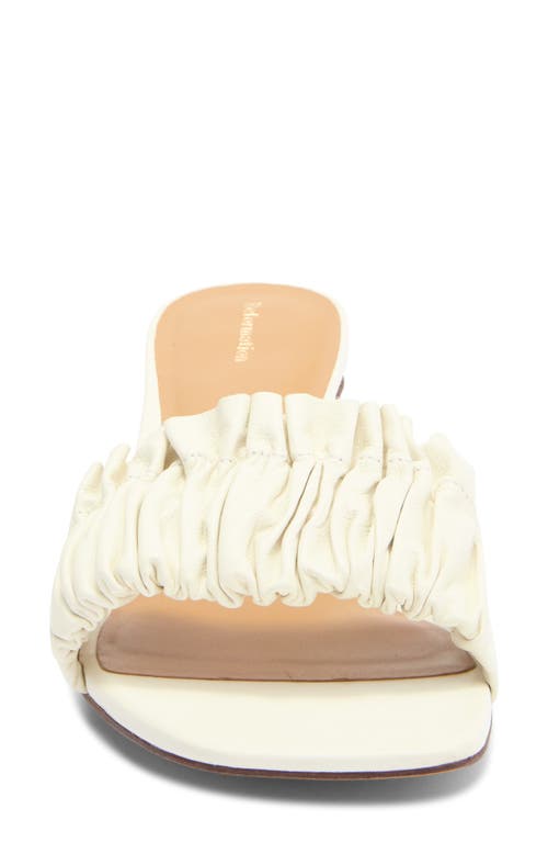 Reformation Shereen Ruched Slide Sandal