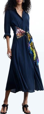 Desigual Long Sleeve Shirtdress