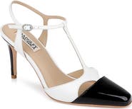 Badgley Mischka Collection Aurelia Ankle Strap Cap Toe Pump