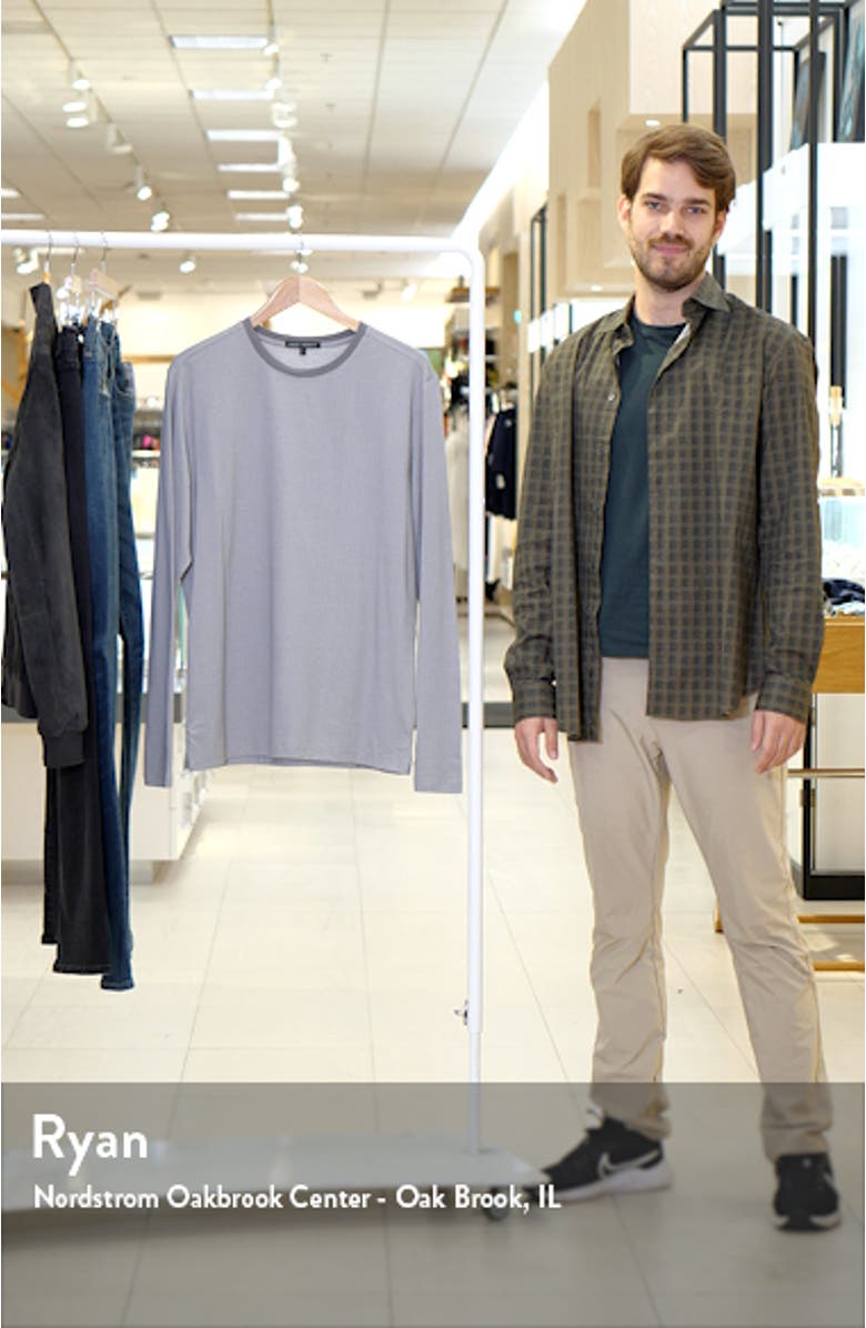 Dunleath Geo Pattern Crewneck Top, sales video thumbnail