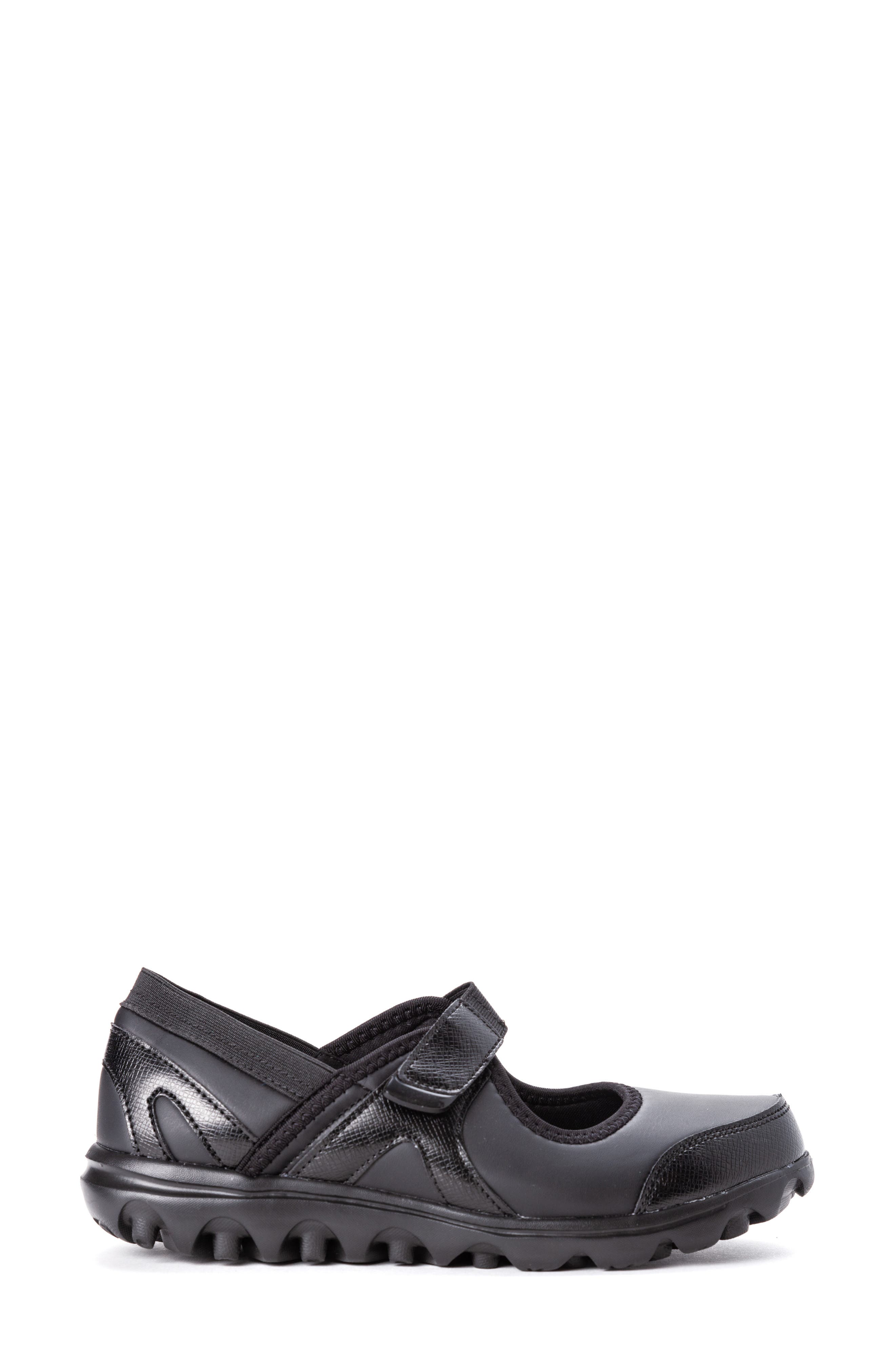 Propét Onalee Mary Jane Flat, Alternate, color, All Black