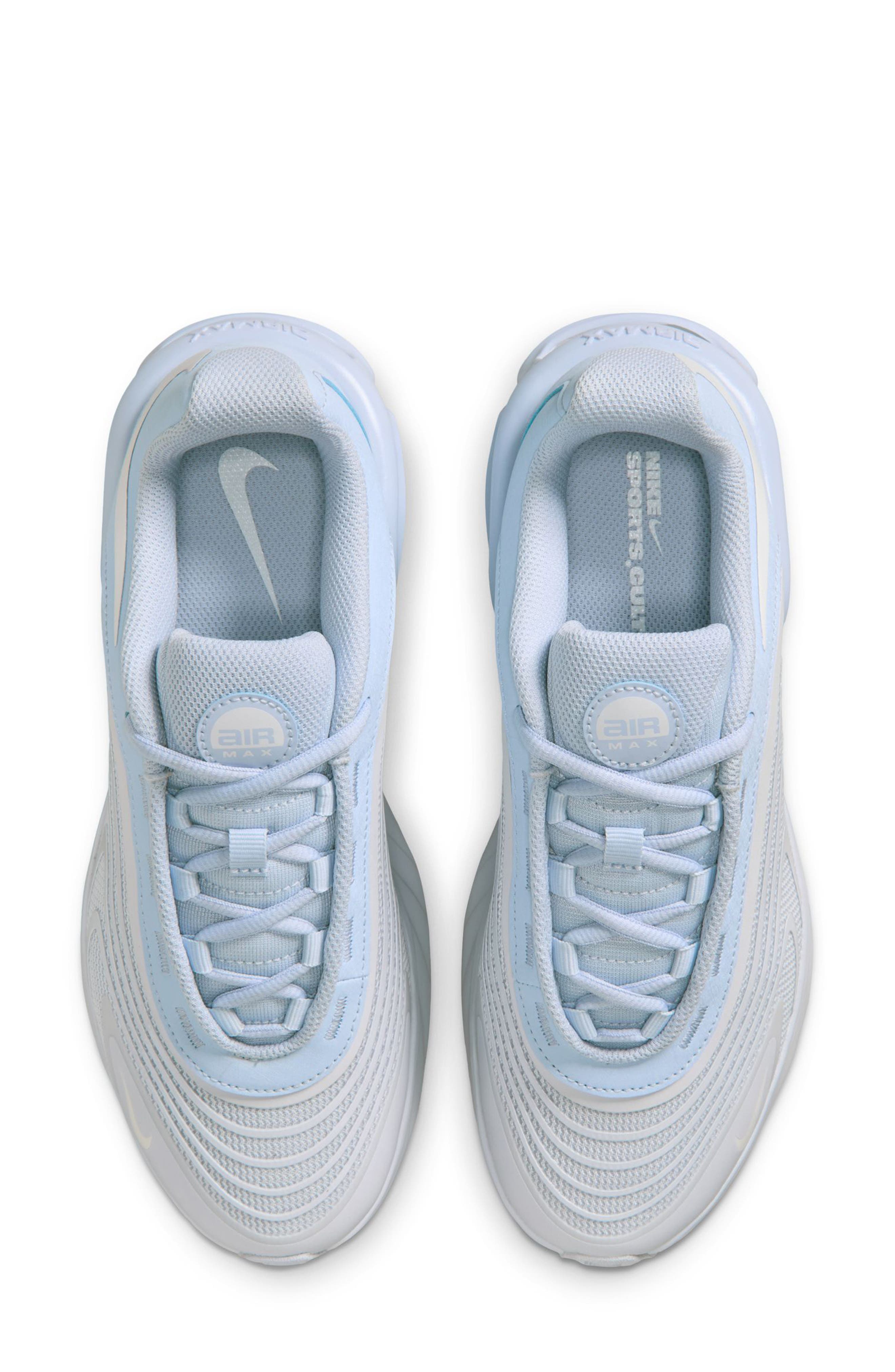 Nike Air Max Fire Sneaker, Alternate, color, Grey/ White/ Blue