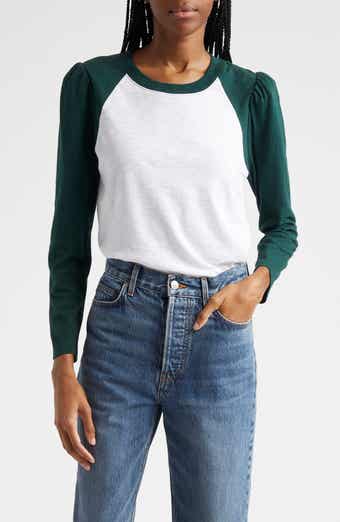 Veronica Beard Mason Colorblock Baseball T-Shirt