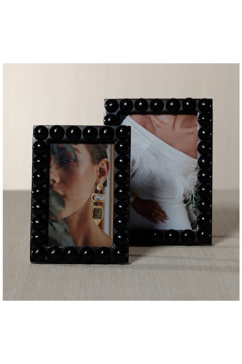 Vienna Ball Resin Photo Frame, Alternate, color, BLACK