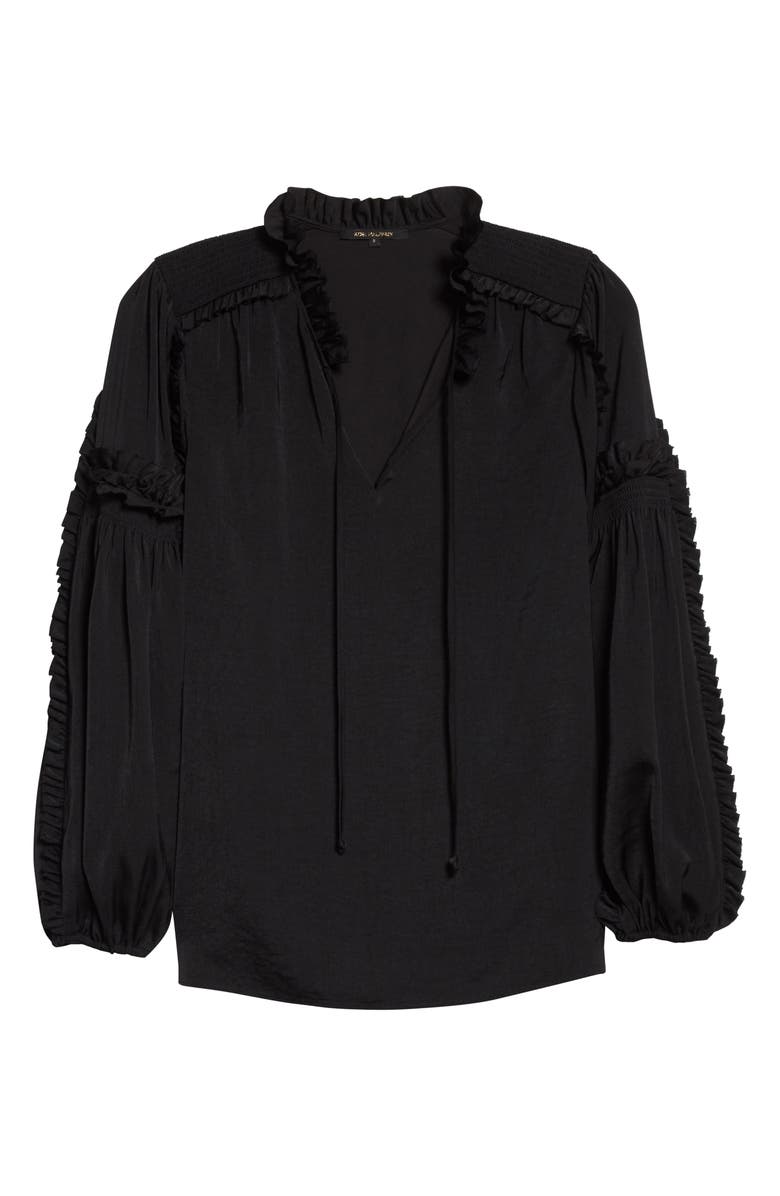 KOBI HALPERIN Perri Ruffle Sleeve Blouse, Alternate, color, 