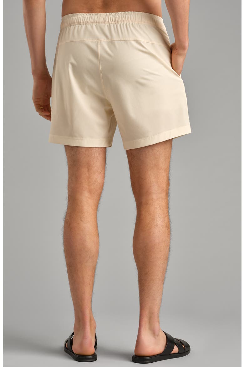 R&R 5.5-Inch Swim Trunks, Alternate, color, YELLOW DAWN MINI STRIPE