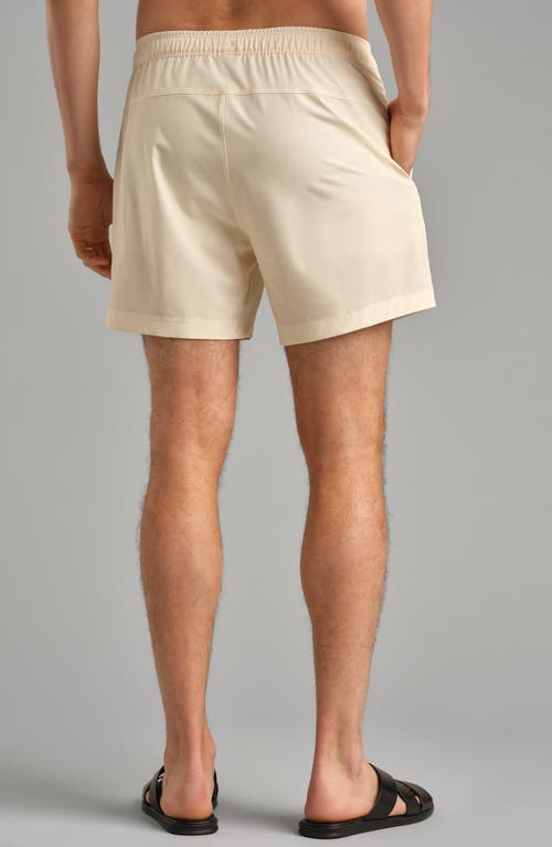Rhone R&r 5.5-inch Swim Trunks In Yellow Dawn Mini Stripe