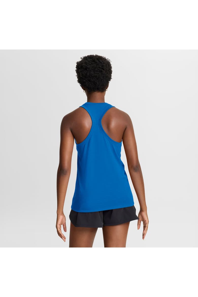 Women's Nike Blue Detroit Lions Primetime Tri-Blend Dri-FIT Tank Top, Alternate, color, Blue